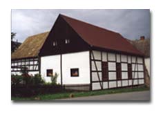 Gemeindesaal und Stallscheune (Wiederaufbau) in Waldenburg OT Franken